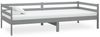 vidaXL Tagesbett mit Matratze 90x200 cm Grau Massivholz Kiefer [3083561] Bild 4