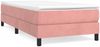 Boxspringbett Rosa 90x200 cm Samt [3120753] Bild 2