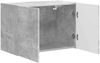 vidaXL TV-Wandschrank Beton Grau 59,5 x 31 x 40 cm Holzwerkstoff 892335 Bild 5