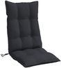 vidaXL Hochlehner-Auflagen 4 Stk. Schwarz Oxford-Gewebe 377624 Bild 5