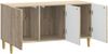 vidaXL TV-Schränk 99 x 34,5 x 50 cm Sonoma-Eiche Holzwerkstoff 895177 Bild 2