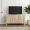 vidaXL TV-Schränk 99 x 34,5 x 50 cm Sonoma-Eiche Holzwerkstoff 895177 Bild 3