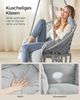 Songmics Hängesessel, Hängeschaukel, Hängestuhl, dickes Kissen, skandinavischer Stil, Wohnzimmer, Terrasse, Garten, Balkon, bis 120 kg belastbar, Zubehör inklusive, taubengrau GDC042G11V2 Bild 2