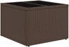 vidaXL 6-tlg. Garten-Sofagarnitur mit Kissen Braun Poly Rattan 3221302 Bild 4