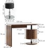 Schminktisch Lara Eiche rustikal 120 cm mit Hocker Vicco Bild 3