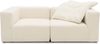DOMO. collection Sofa 800013, 2-Sitzer Garnitur, rechteckig, gepolsterte Rückenlehne, Modul-Element, 2er Couch, Polsterganitur, 216 x 108 x 69 (BxTxH), natur Bild 2