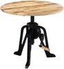 vidaXL Beistelltisch 60×(46-63) cm Massivholz Mango und Gusseisen 247915 Bild 2