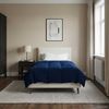 vidaXL Ganzjahresbettdecke Dunkelblau 135 x 220 cm Mikrofaser 42026054 Bild 4