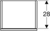 GEBERIT SMYLE SQUARE Midischrank 36 cm breit, Beige Bild 2