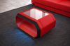 Couchtisch Roma - Büffelleder - rot-schwarz Bild 4