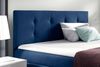 99rooms Primo Boxspringbett 160x200 cm Velours MONOLITH Dunkelblau Bild 3