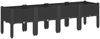 vidaXL Pflanzkasten mit Beinen Schwarz 160x40x42 cm PP 367903 Bild 2