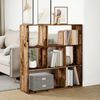 vidaXL Raumteiler-Bücherregal Altholz-Optik 102x29x103,5 cm 858055 Bild 4