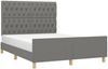 Doppelbett mit Kopfteil Stoff Dunkelgrau 140x200 cm [3125301] Bild 3