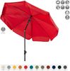 Doppler Sunline Manual ø 150 cm rund Sonnenschirm in 12 Farben Mittelmastschirm Balkonschirm 820 Natur Bild 3