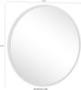 Wandspiegel >Anacortes< in Eiche aus Massivholz,Spiegelglas - 75x75cm (BxT) Bild 3