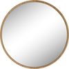 Wandspiegel >Anacortes< in Eiche aus Massivholz,Spiegelglas - 75x75cm (BxT) Bild 2