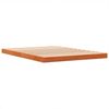 vidaXL Massivholzbett Wachsbraun 140x190 cm Kiefer 847154 Bild 4