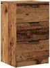 vidaXL Nachttisch Altholz-Optik 40x36x65 cm Holzwerkstoff 856932 Bild 2