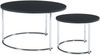 Couchtisch Christchurch 2er Set Schwarz/Chromfarben [en. casa] Bild 5