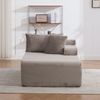 YakoHome Modulsofa Grau 174x100x74,5 cm – Hochwertiges Polstersofa mit schneller Rückstellung, inklusive Kissen für gemütliche Abende Bild 3