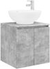 vidaXL Badezimmerschrank-Set 5 pcs Betongrau Holzwerkstoff 3406482 Bild 5