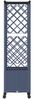 vidaXL Hochbeet mit Rankgitter und Dach Grau 124,5 x 40 x 142 cm PP 3423031 Bild 5
