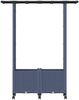 vidaXL Hochbeet mit Rankgitter und Dach Grau 124,5 x 40 x 142 cm PP 3423031 Bild 4