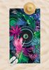 hip Family Strandtuch Liegetuch 100x180 Zahra Mandala Blätter blau 30476 Bild 2