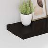 Bücherregal Wand 4 pcs, Schweberegale, Wandregal Schwarz 50 x 23 x 3,8 cm MDF Bild 4