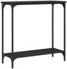 vidaXL Konsolentisch Schwarz 75x30,5x75 cm Holzwerkstoff 837707 Bild 2