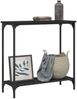 vidaXL Konsolentisch Schwarz 75x30,5x75 cm Holzwerkstoff 837707 Bild 3