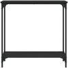 vidaXL Konsolentisch Schwarz 75x30,5x75 cm Holzwerkstoff 837707 Bild 4