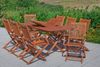 MERXX Garten-Essgruppe »Rio«, (Set, 7-tlg, Geöltes Eukalyptusholz), Ausziehtisch:, klappbar LxB: 110-160 x 90 cm Bild 2