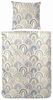 Primera Renforce Bettwäsche 135x200 Regenbogen Muscheln blau ocker rost 123098-73 Bild 4
