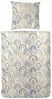 Primera Renforce Bettwäsche 135x200 Regenbogen Muscheln blau ocker rost 123098-73 Bild 5