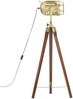 vidaXL Stehleuchte Dreibein Massivholz Mango 97 cm 286109 Bild 3