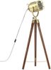 vidaXL Stehleuchte Dreibein Massivholz Mango 97 cm 286109 Bild 2