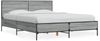 vidaXL Bettgestell Grau Sonoma 140x200 cm Holzwerkstoff und Metall 3280000 Bild 2
