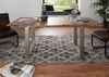 Baumtisch Akazie 120x90x76 natur Beine silber matt FREEFORM 3 Bild 3