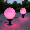 2x Außen Steckleuchten, Kugel, Smart LED, Erdspieß, D 20 cm Bild 5
