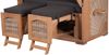 Strandkorb - bene living - Ammersee Teak Bullauge - PE shell - Modell 548 - inkl. Liftersystem Bild 3