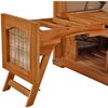 Strandkorb - bene living - Ammersee Teak Bullauge - PE shell - Modell 548 - inkl. Liftersystem Bild 5