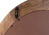 Wandspiegel Mango 65 x 15 x 65 braun lackiert / Marmor weiß BARCELONA #261 Bild 4