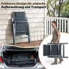 HOMALL Gartenstuhl Aluminium Klappstuhl mit Armlehnen, 7-stufig verstellbarer Rückenlehne (Set, 2 St), Klappbare Gartenstühle reißfest und atmungsaktiv bis 150kg belastbar Bild 3