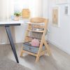 roba Babyhochstuhl Liv Up inkl. Hochstuhl Organizer - Kinderhochstuhl aus FSC zertifizierte, Holz - ab 6 Monaten - bis 70 kg belastbar - Natur Bild 2