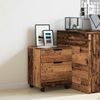 vidaXL Mobiler Aktenschrank mit Rollen Altholz 45x38x54 cm 856949 Bild 3