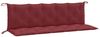 vidaXL Gartenbank-Auflagen 2 Stk. Melange Weinrot 180x50x7 cm Stoff 4002628 Bild 2