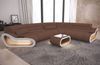 Stoff Couch Concept C - Mikrofaserstoff - hellbraun-weiß - Links Bild 2