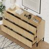 UEV Kommode schmal Sideboard für Wohnzimmer Schlafzimmer Flur (Packung, Aufbewahrungsschrank), Kippsicherung, Aufbewahrungskommode, TV Board Schubladenschrank Buffet Bild 3
